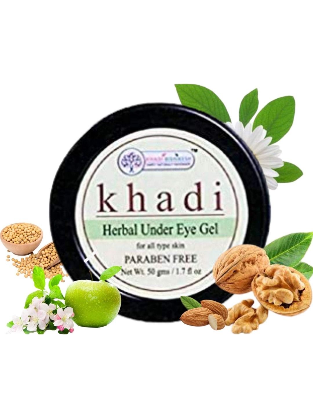 Khadi Rishikesh Under Eye Cream Gel For Dark Circles - 50g-picture-45