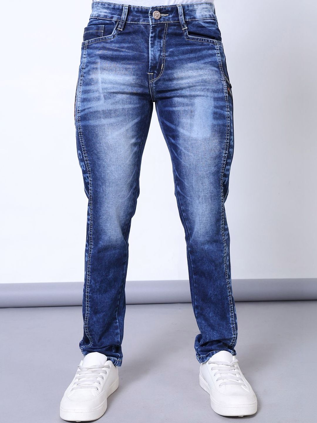 GEX Men Regular Fit Mid-Rise Jeans-picture-10