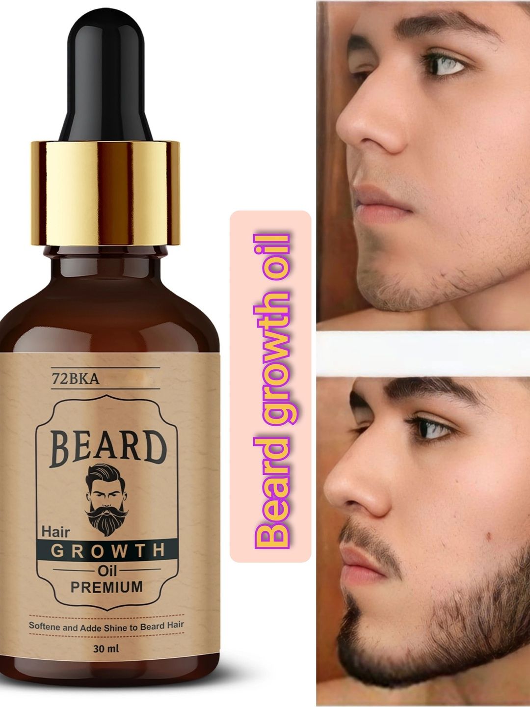Be Kind Retail Beard Hair Growth Oil- 30 ml-picture-10