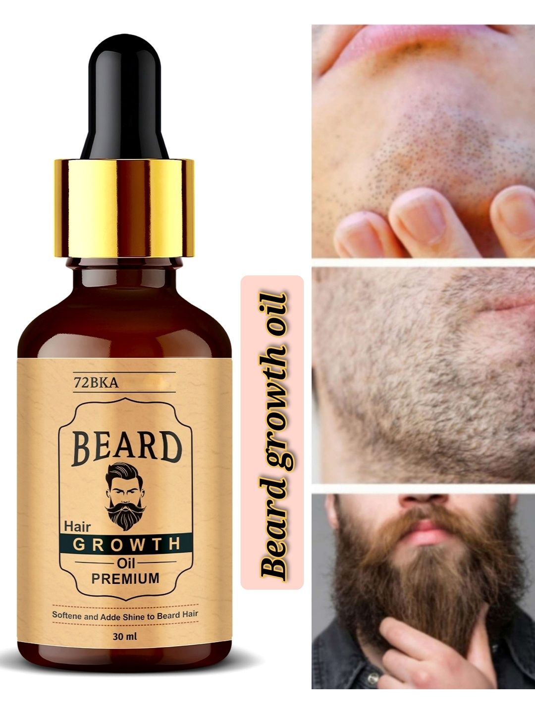 Be Kind Retail Beard Hair Growth Oil- 30 ml-picture-32