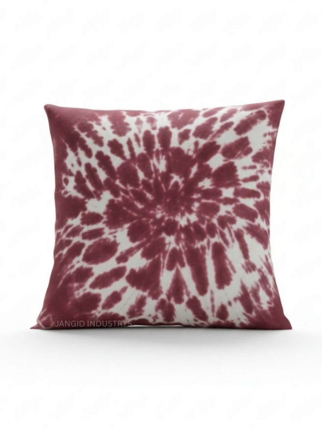 JANGID INDUSTRYS Maroon Colourblocked Square Cushion Covers-picture-29