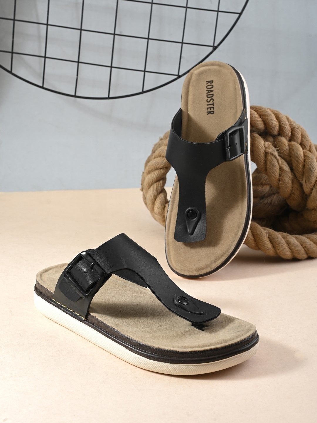The Roadster Lifestyle Co Men Buckle Comfort Sandals-picture-39