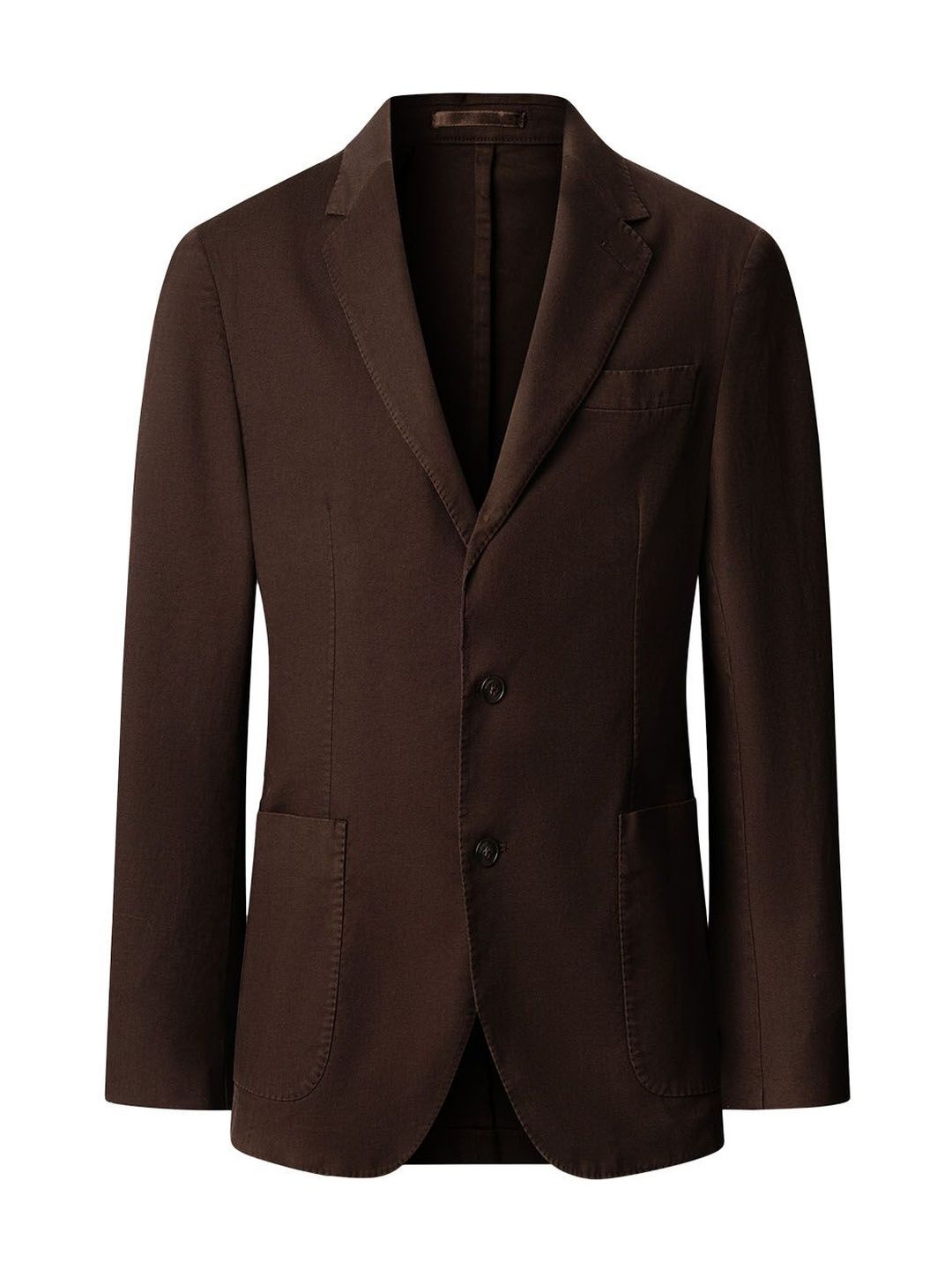 HACKETT LONDON Notched Lapel Single-Breasted Slim Fit Casual Blazers-picture-27