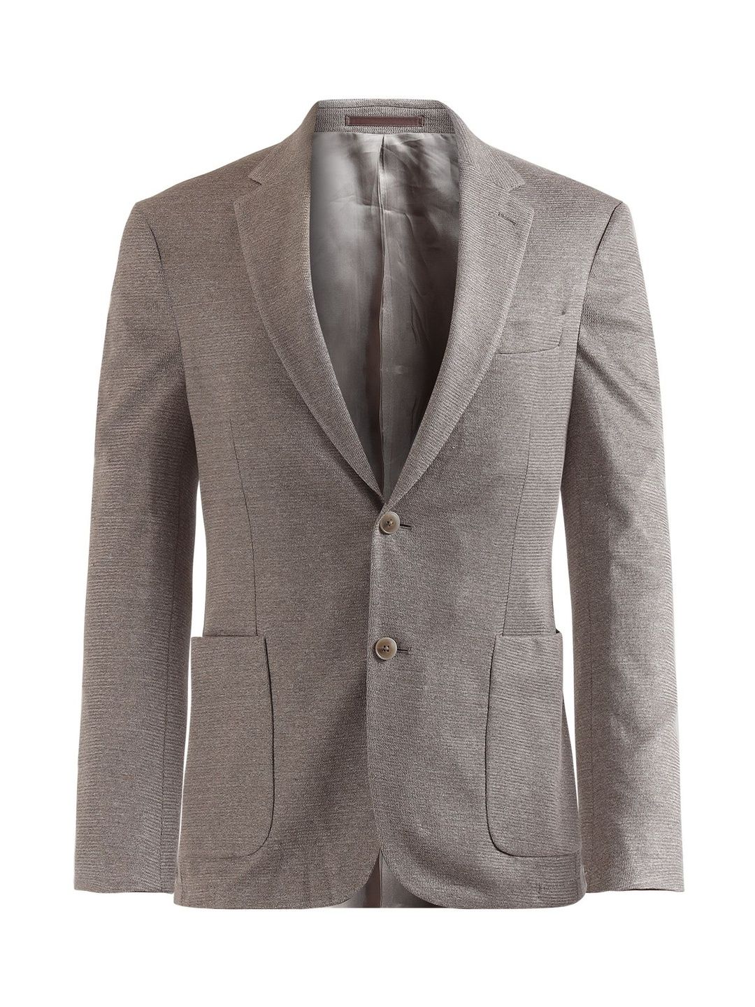 HACKETT LONDON Notched Lapel Single-Breasted Slim Fit Casual Blazers-picture-22