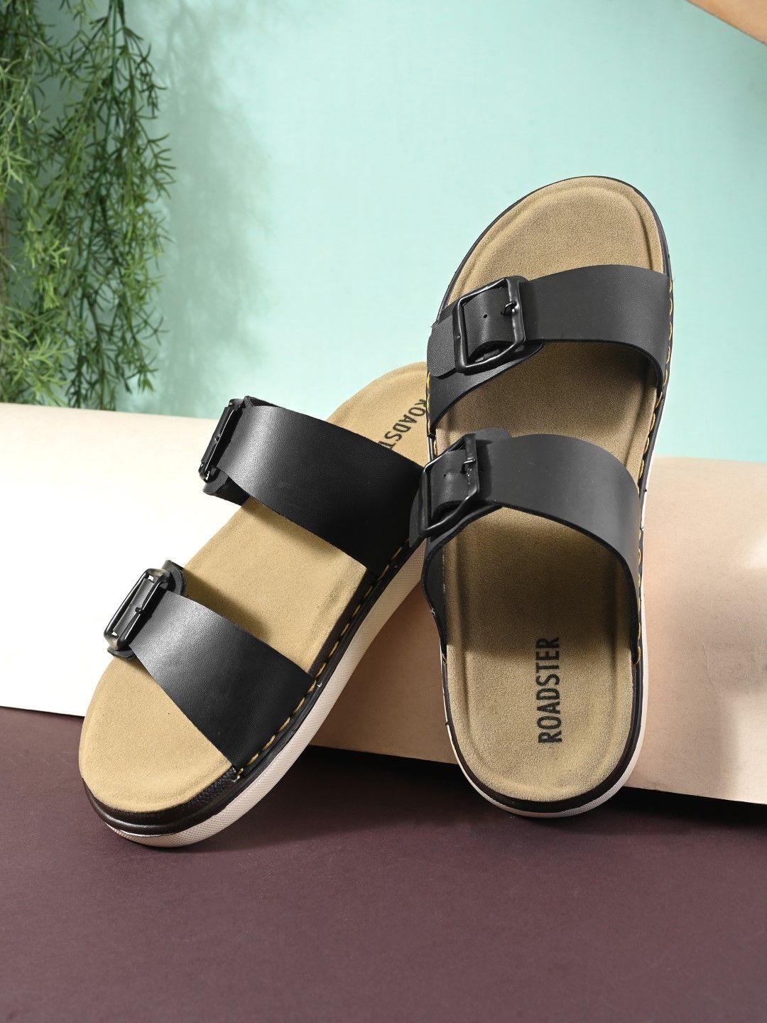 The Roadster Lifestyle Co Men Buckle Comfort Sandals-picture-37