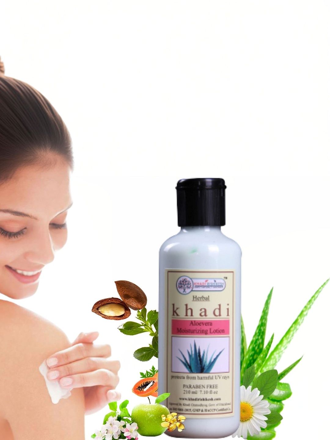 Khadi Rishikesh Aloevera Moisturizing Body Lotion - 210 ml-picture-50