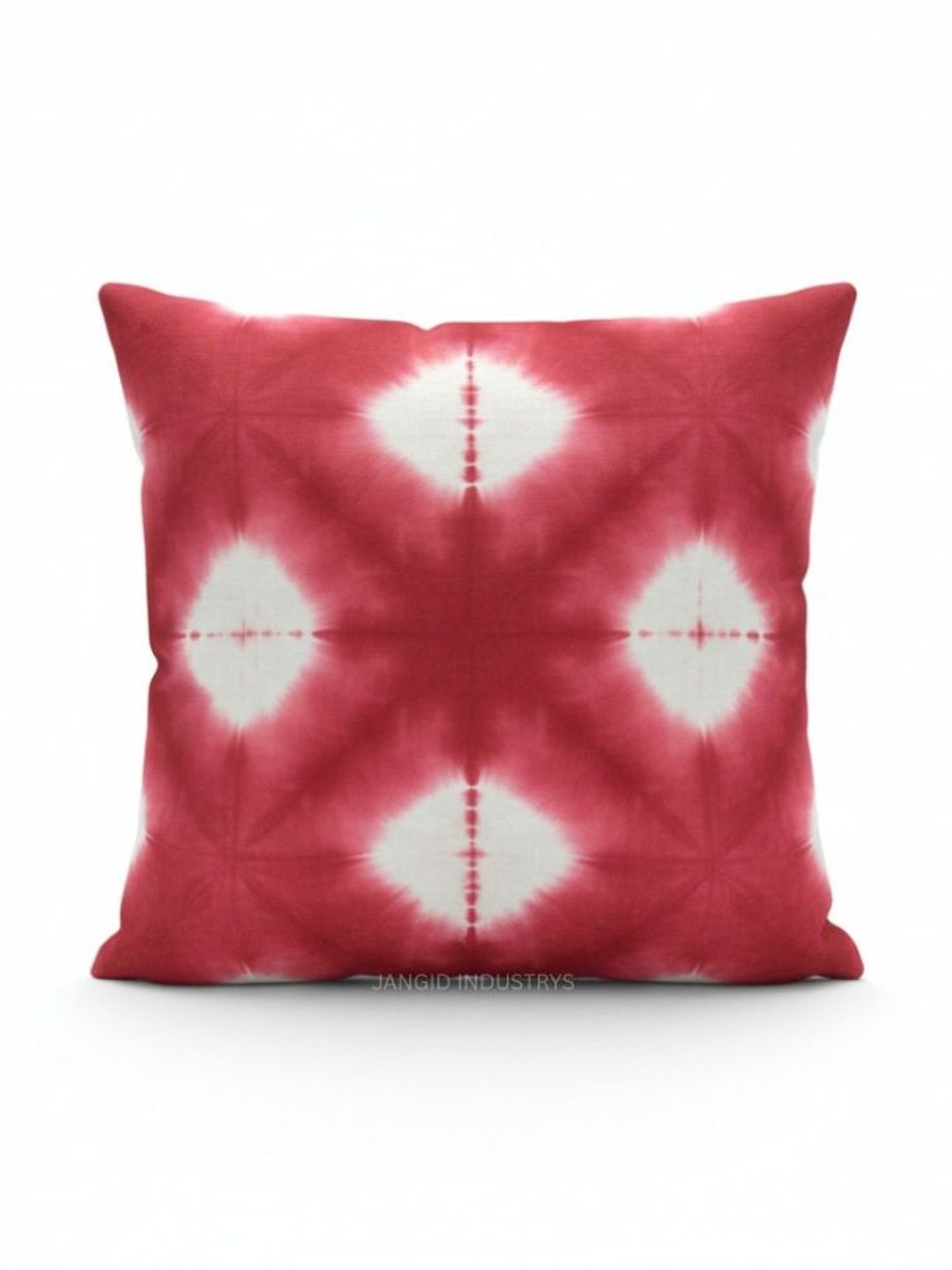 JANGID INDUSTRYS Red Colourblocked Square Cushion Covers-picture-35