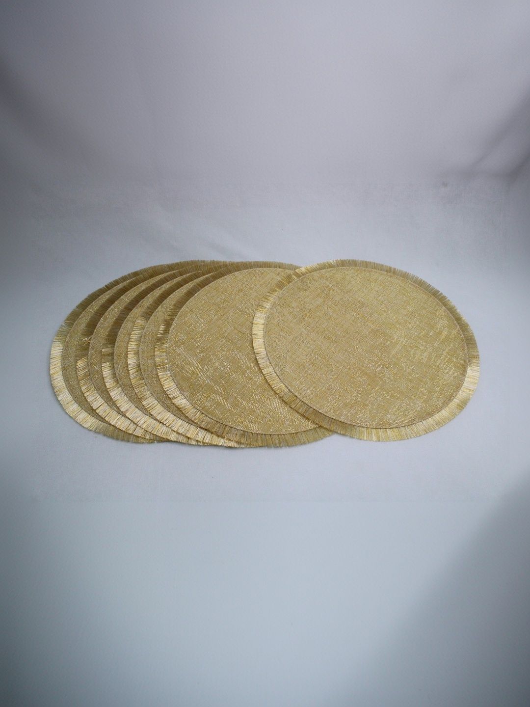 ORNATE Gold Round Heat Resistant Dining Table Placemat-image-49