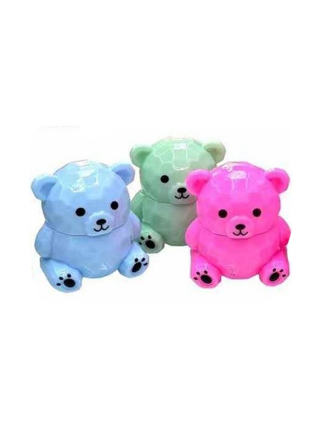 Crazy Girl Set Of 3 Teddy Bear Lip Balm For Dark Dry Chapped Pigmentation - 3 g Each Pink-image-29