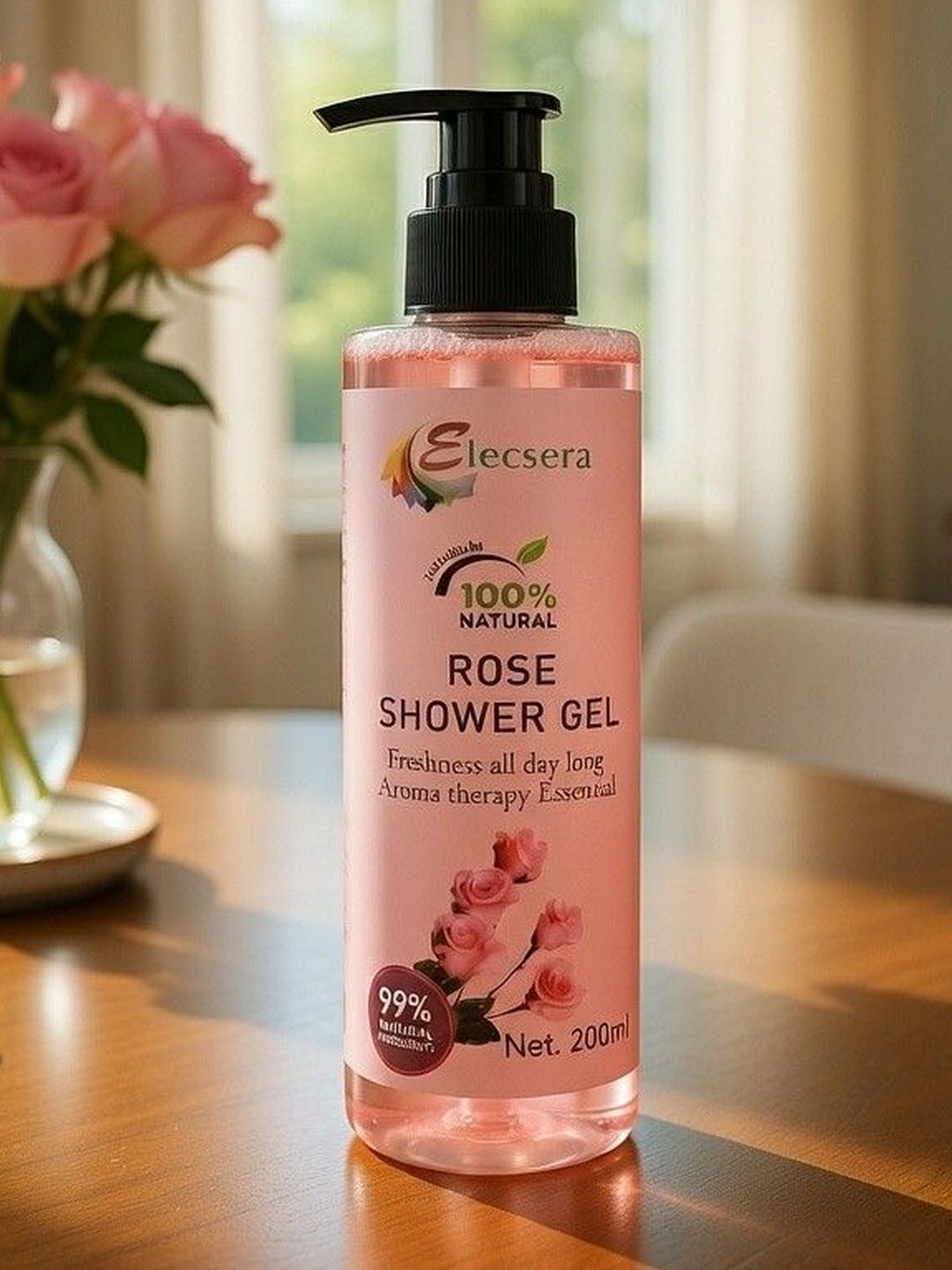 Elecsera Rose Shower Gel - 200 ml-picture-18