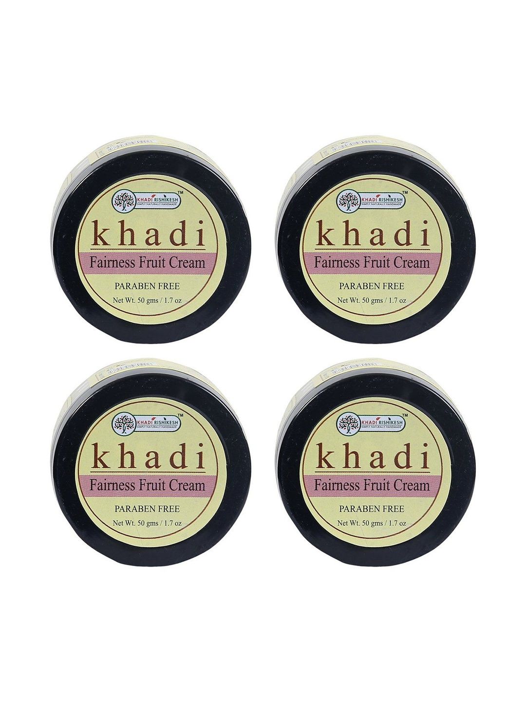 Khadi Rishikesh Set Of 4 Frainess Fruit Cream - 50 g Each-image-44