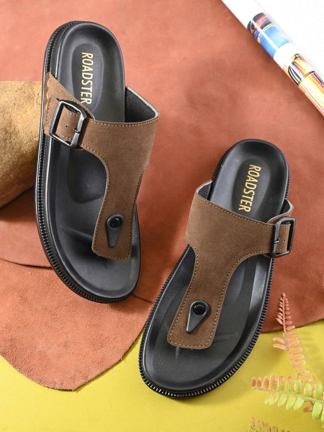 The Roadster Lifestyle Co Men Buckle Comfort Sandals-picture-54