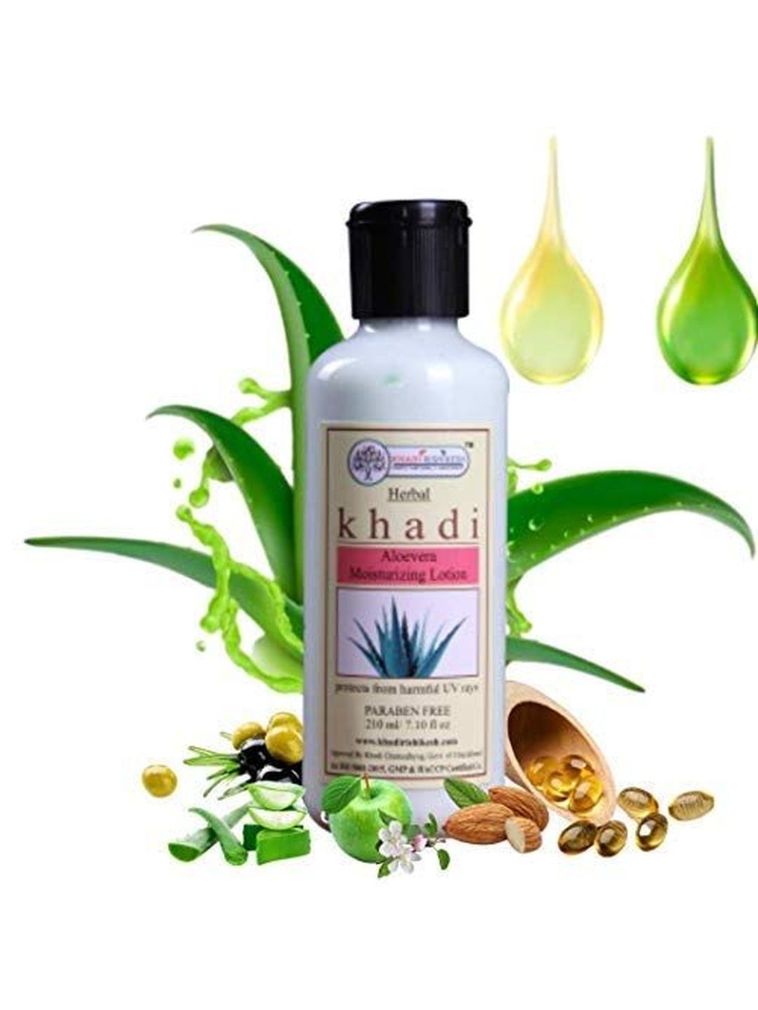 Khadi Rishikesh Herbal Aloevera Body Lotion - 210 ml-picture-25