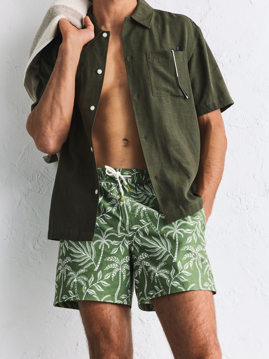 NEXT Men Printed Swim Shorts-picture-39