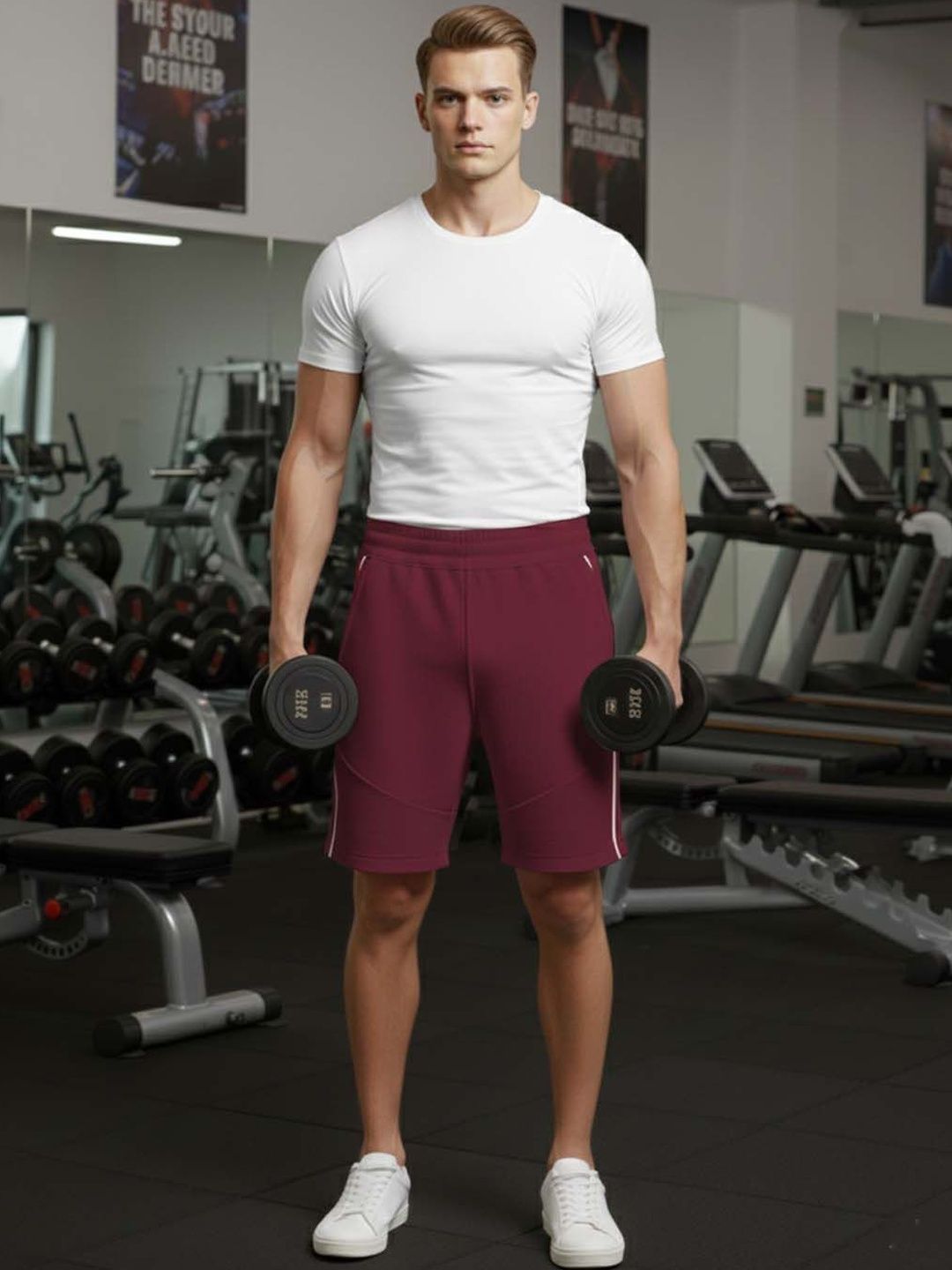 GENZILOOKS Men High-Rise Sports Shorts-image-33