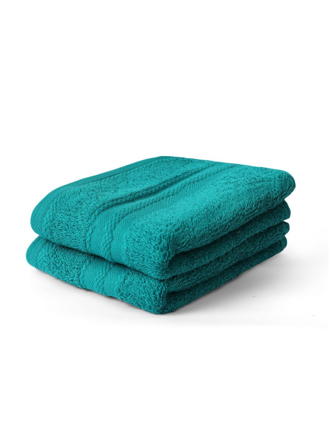 Layers Aqua Plush 100 Cotton 450 Gsm Turquoise Pack Of 2 Hand Towels-picture-14