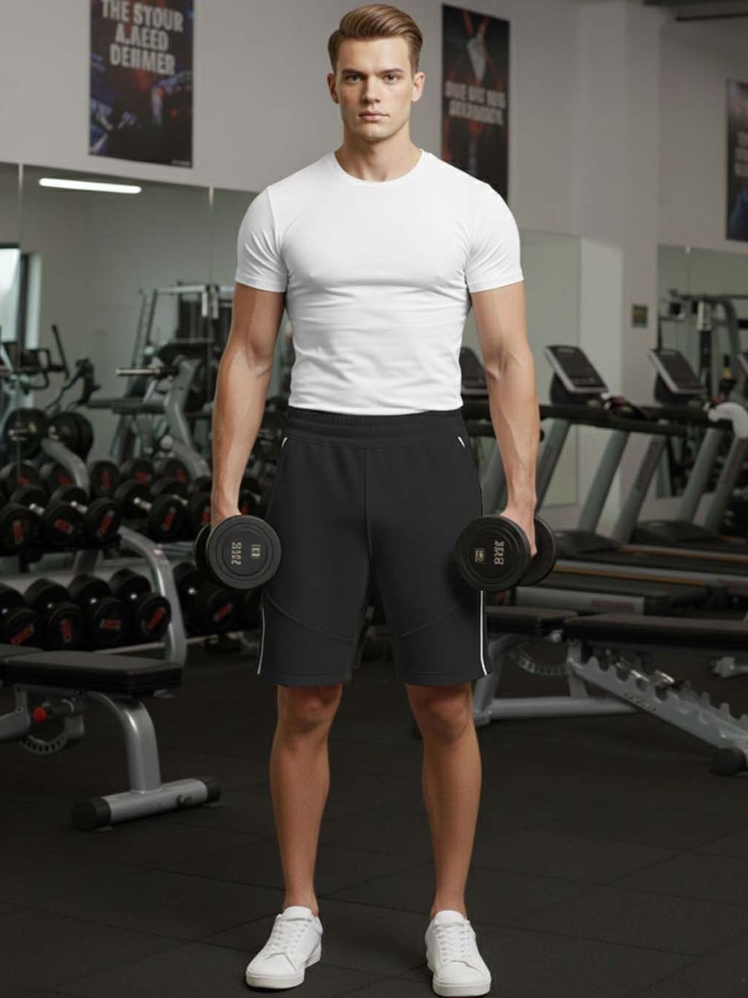 GENZILOOKS Men High-Rise Sports Shorts-image-32