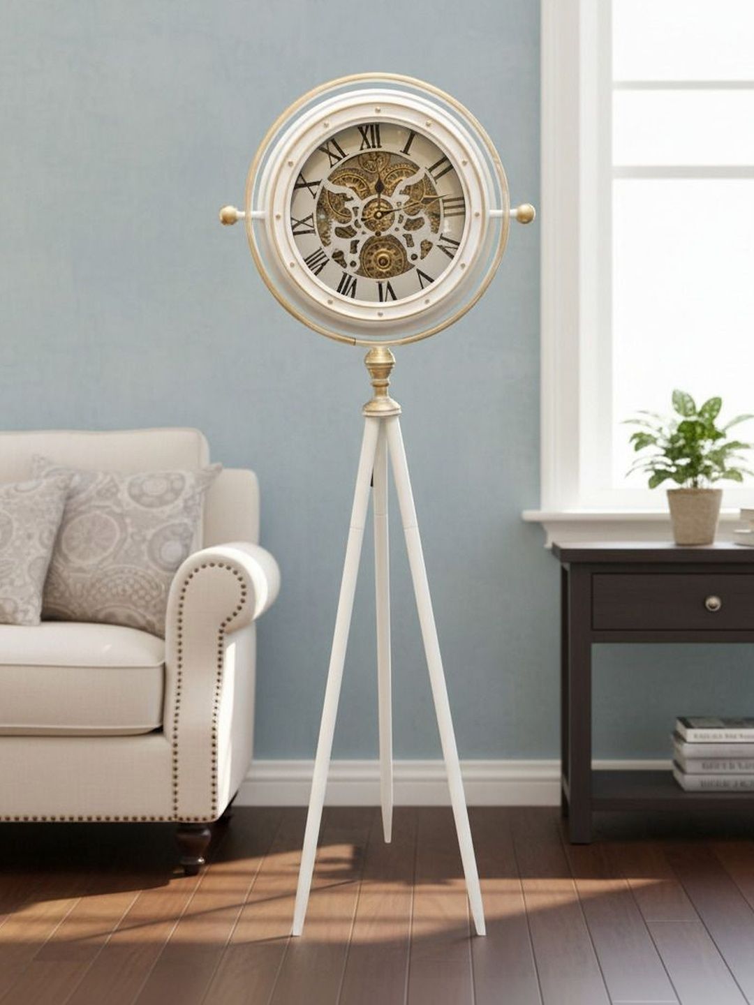 ELARE Multicoloured & White Vintage Wall Clock-image-16