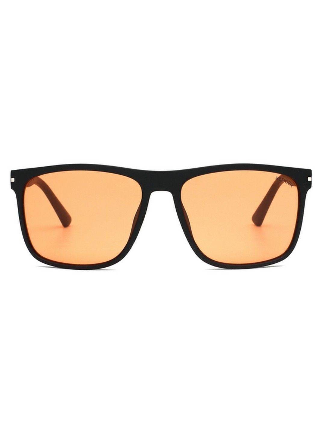 Tommy Hilfiger Unisex Brown Lens & Black Wayfarer Sunglasses with-image-2