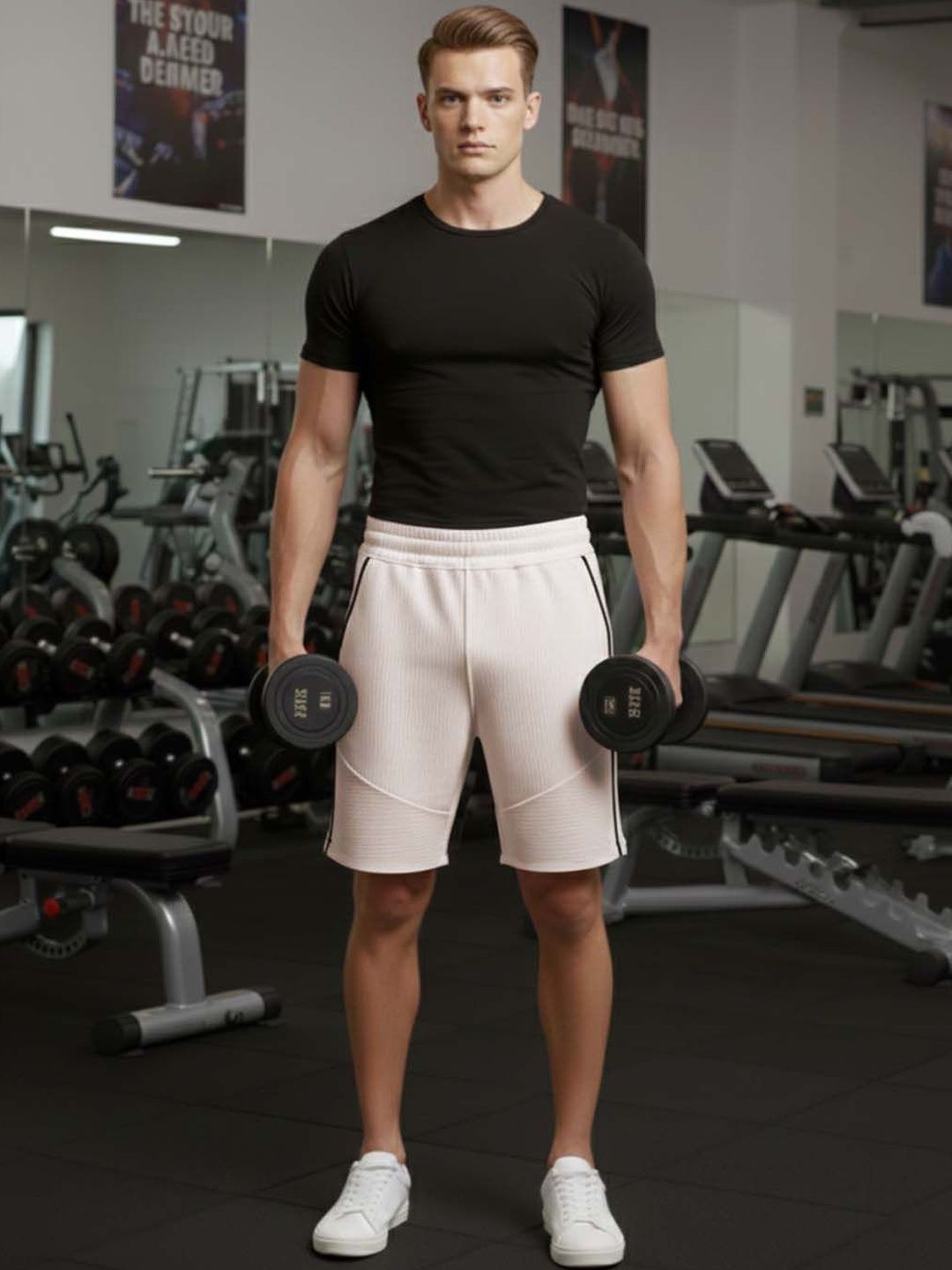 GENZILOOKS Men High-Rise Sports Shorts-image-19