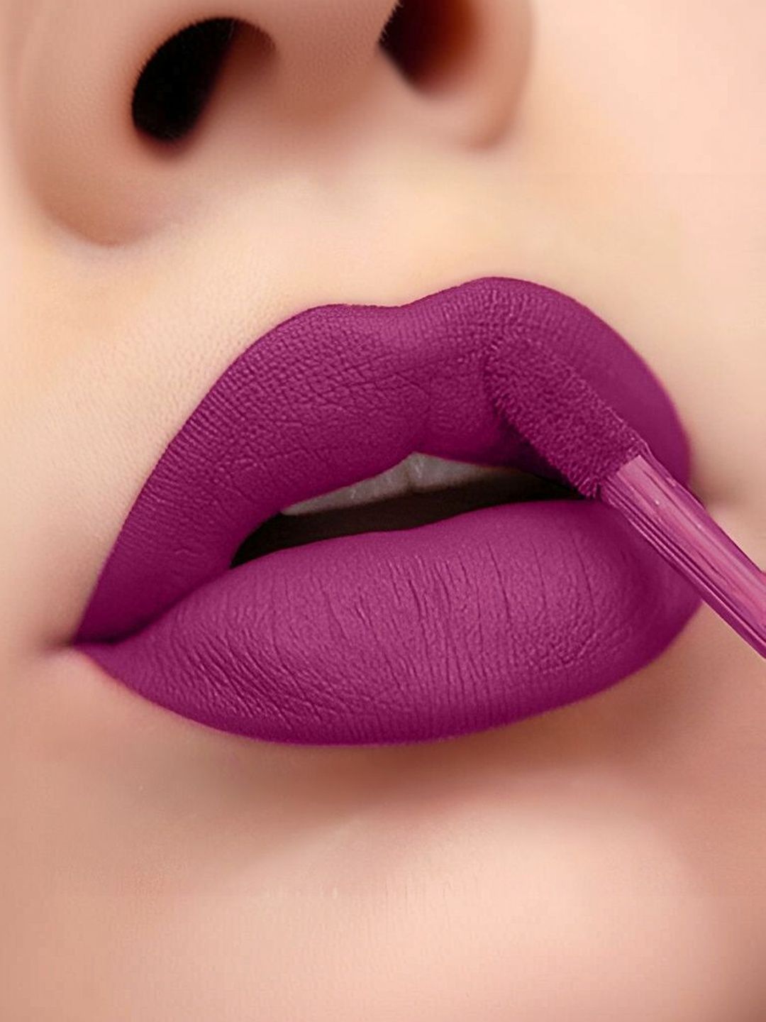 BELLABLOOM Smudge-Proof Long-Lasting Matte Waterproof Liquid Lipstick - 5ml Dark Pink-picture-16