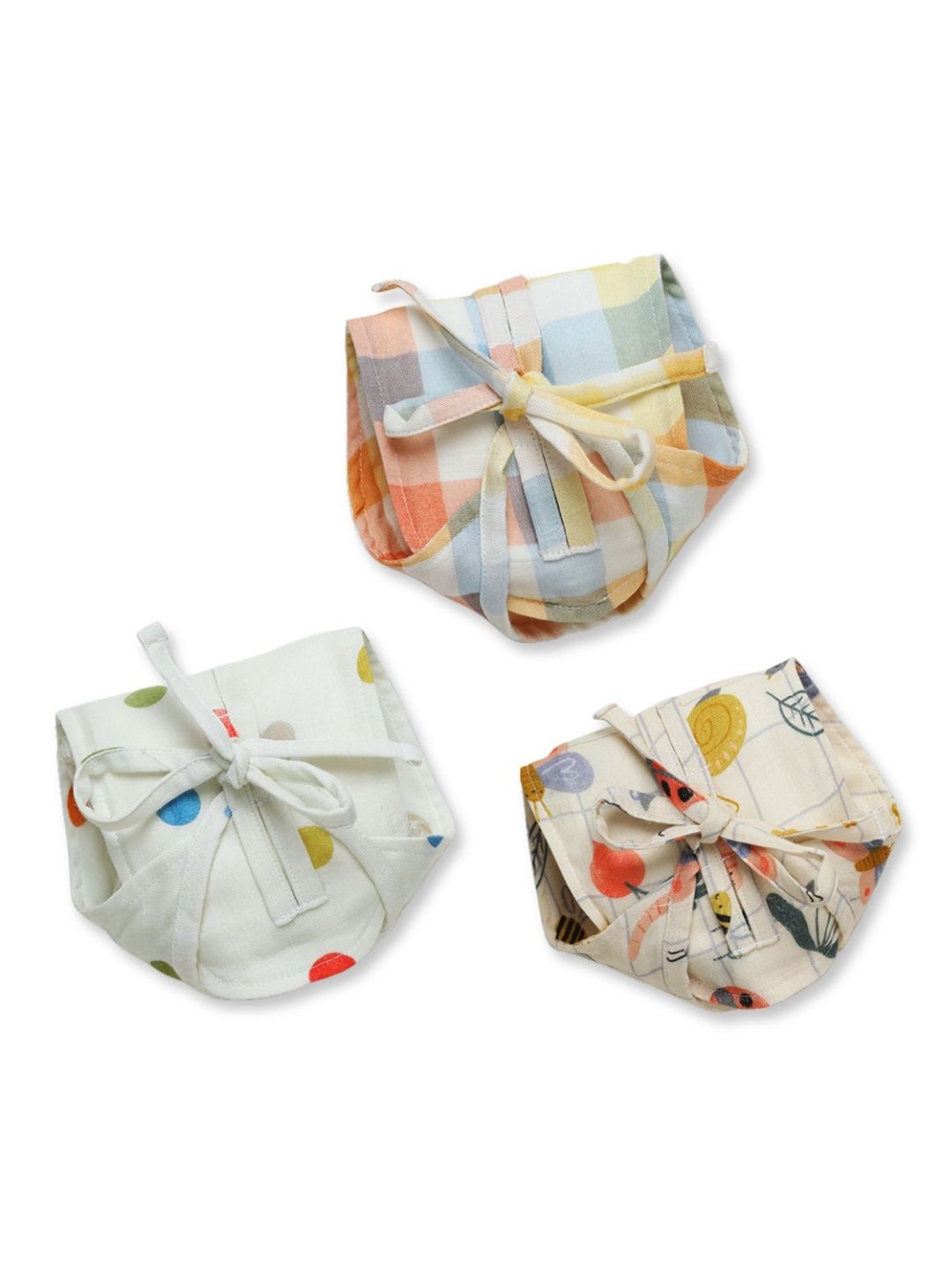 cocoon care Set Of 3 Ultra Soft Printed Nappies-image-41