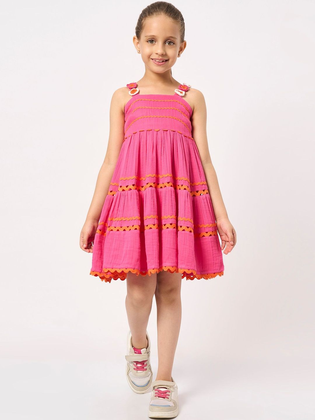 Ed-a-Mamma Embroidered Fit & Flare Dress-image-20