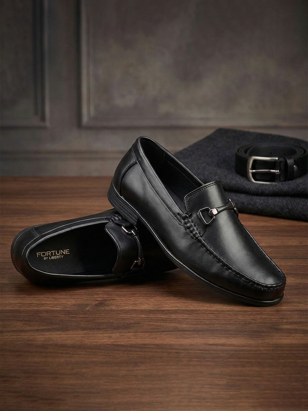 Liberty Men Round Toe Slip-On Loafers Formal Shoes-image-37
