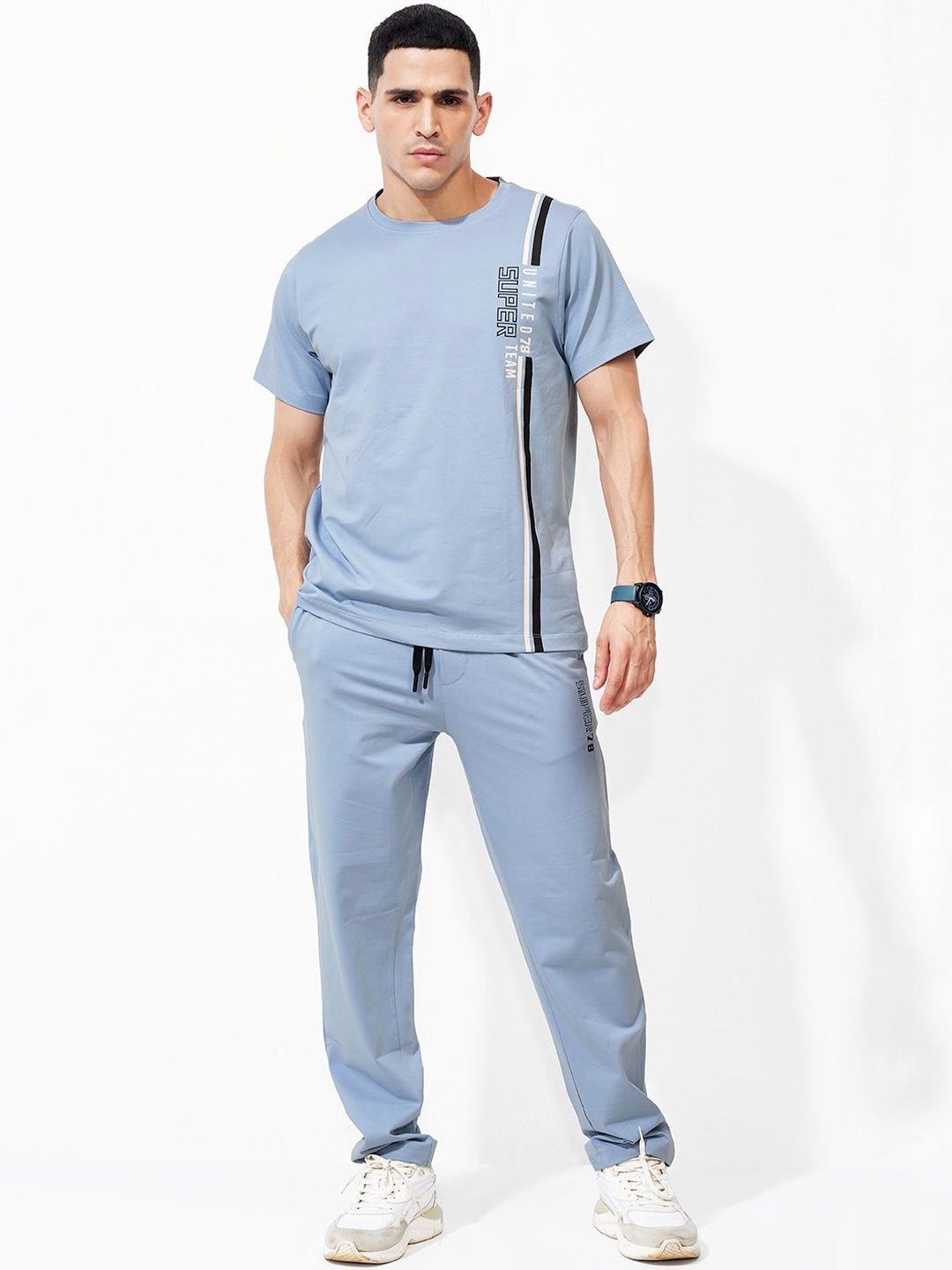 WEET Men Printed Night suit-picture-30
