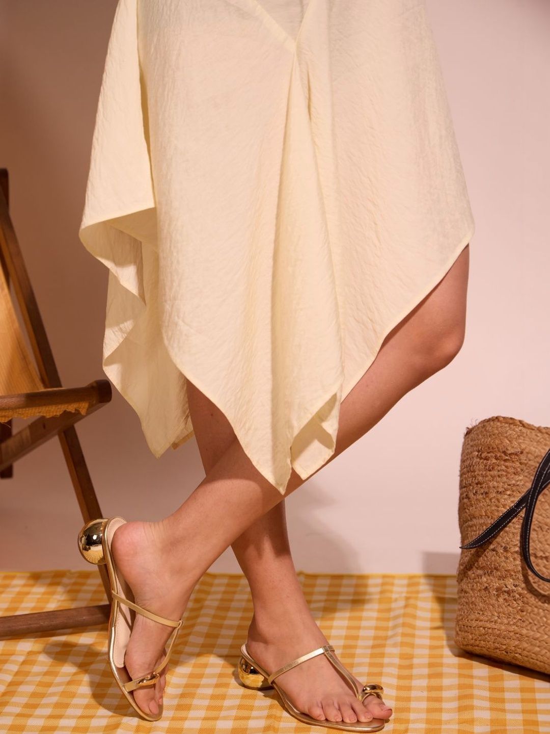 CAI CAI Noor Gold Heels