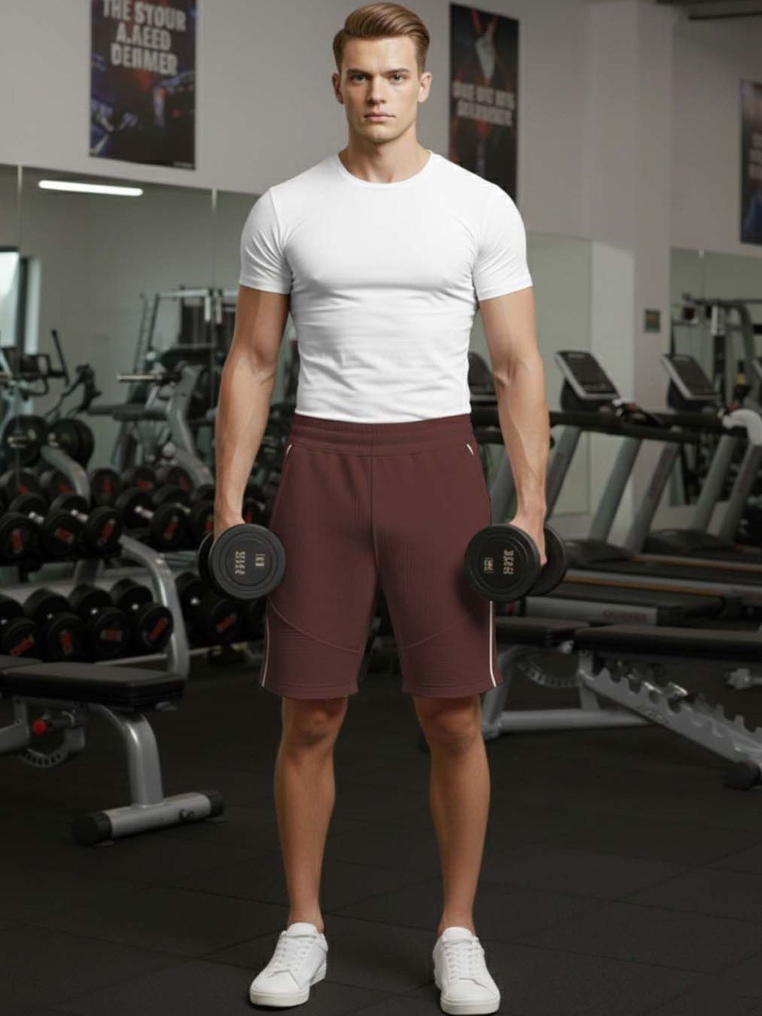 GENZILOOKS Men High-Rise Sports Shorts-image-34