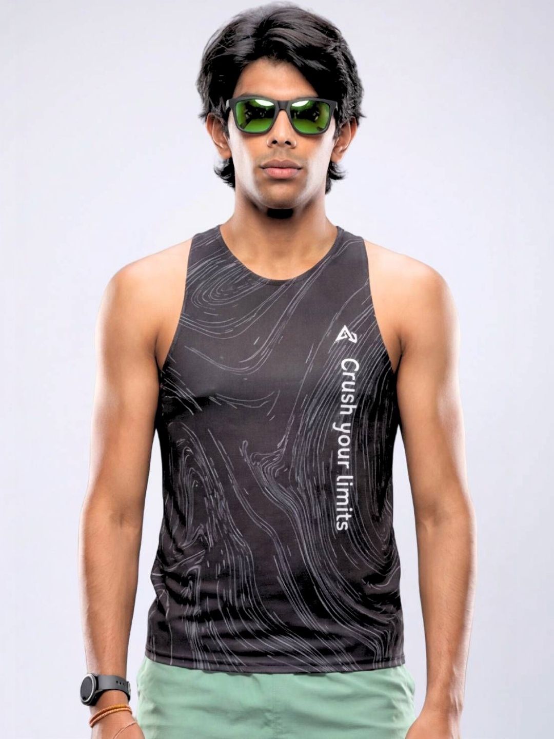 AGUANTE Printed Gym Vest-picture-11