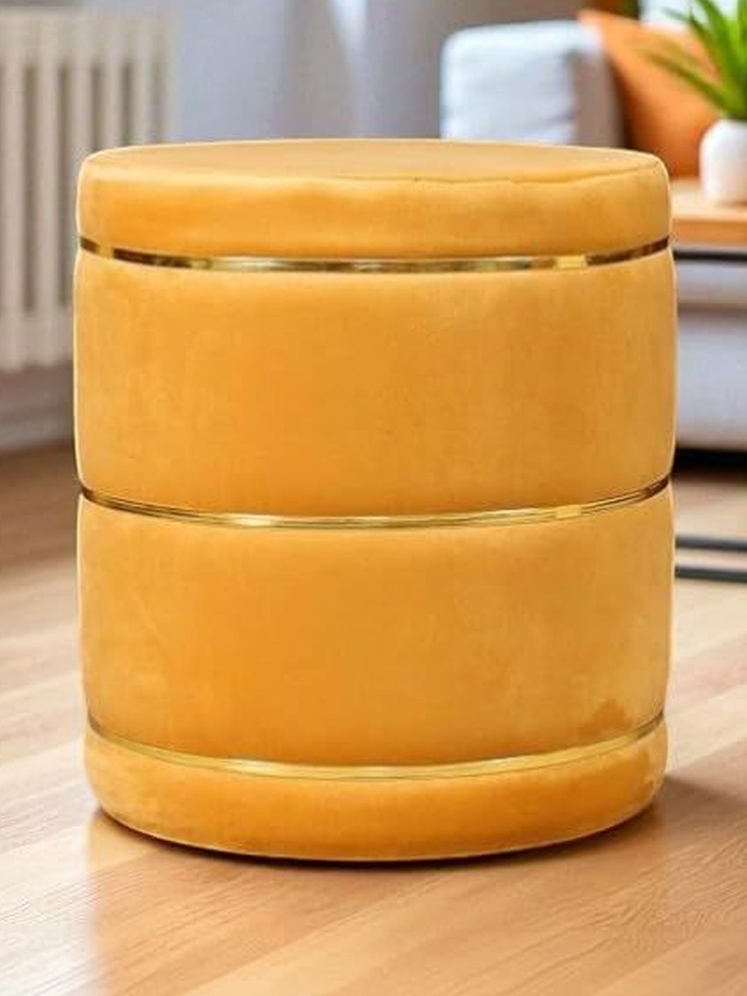 Shadowkart Beige Round Ottomans-picture-13