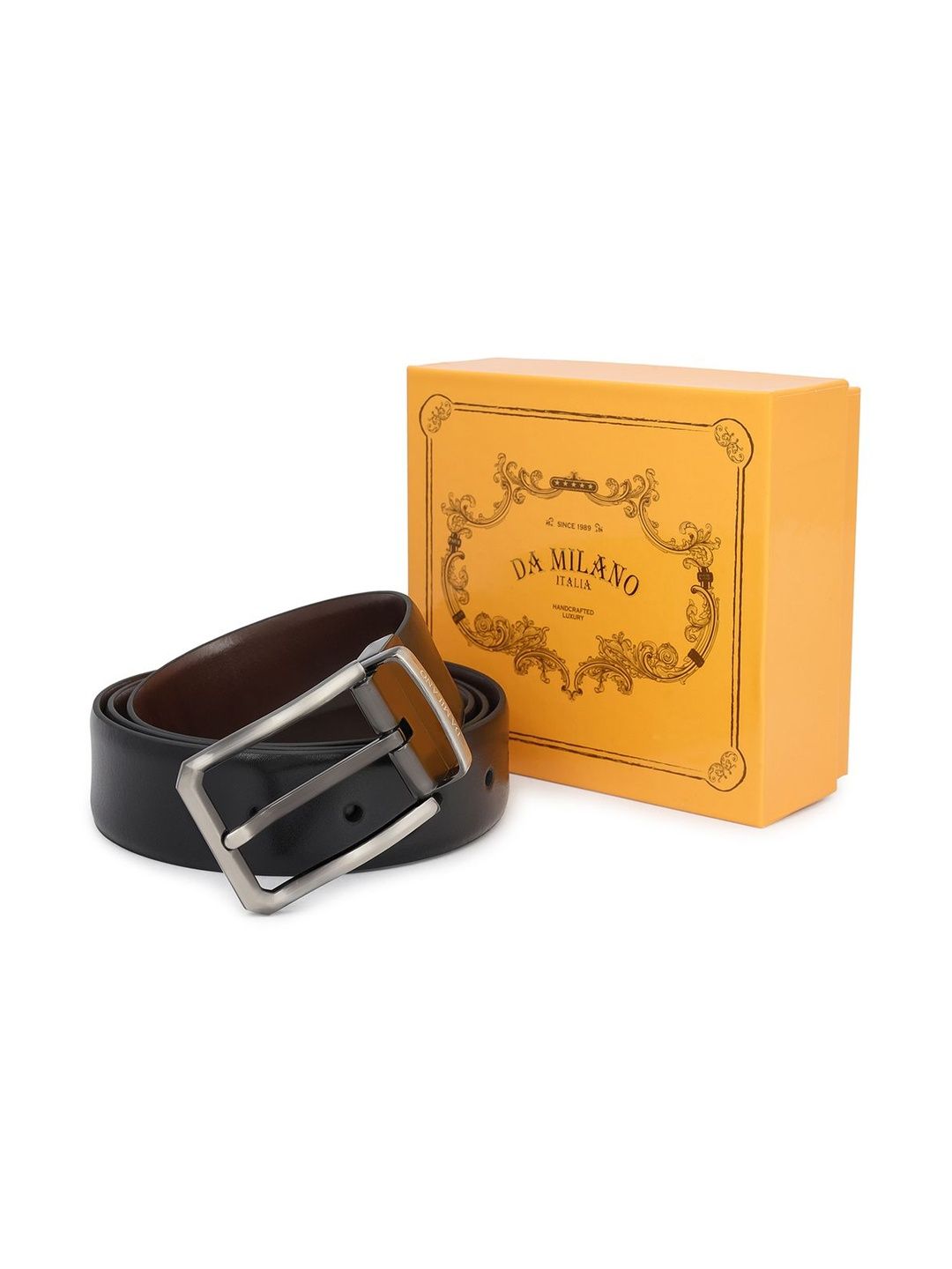 Da Milano Men Leather Reversible Formal Belt-picture-27