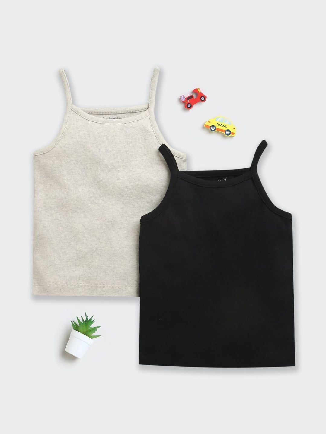 Nino Bambino Pack of 2 Assorted Organic Cotton Innerwear Vests-picture-28