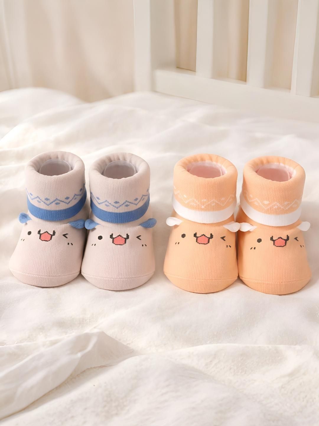 Milkymoon Kids Unisex Kids Pack of 2 Cotton Socks-image-4