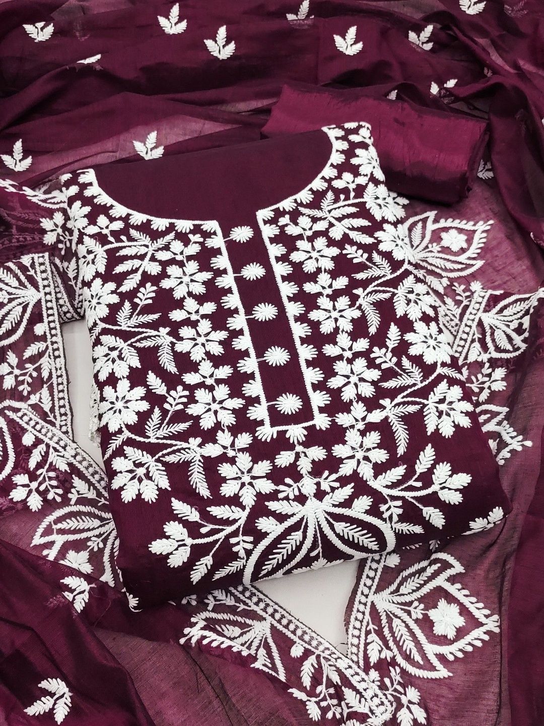 KALINI Embroidered Unstitched Dress Material-picture-26