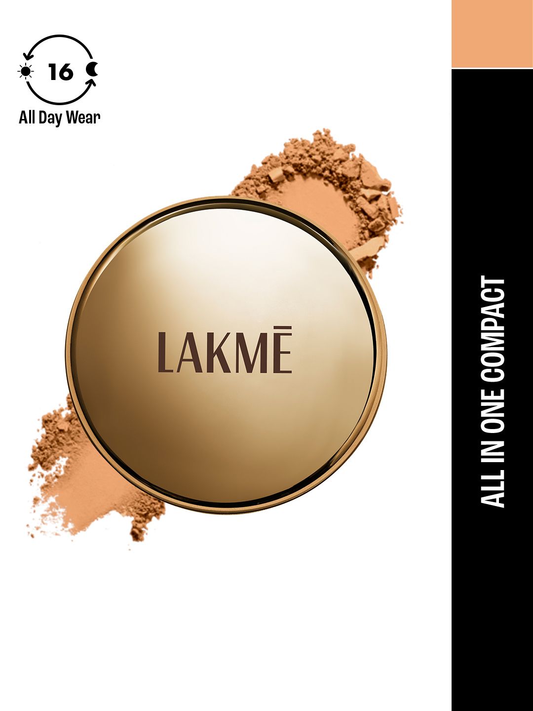 Lakme 9 to 5 Primer + Matte Powder Foundation Compact - Natural Light