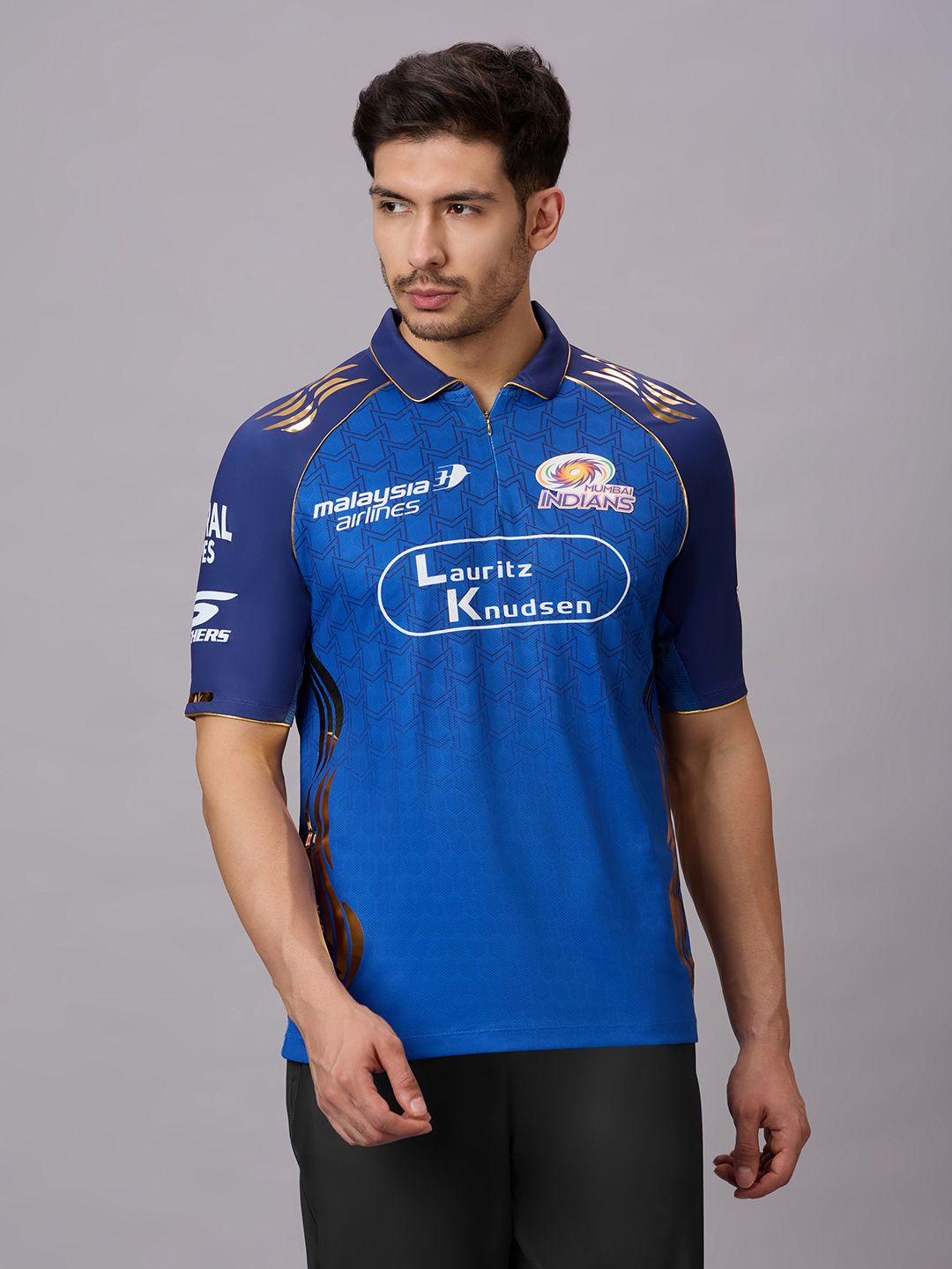 Skechers Mumbai Indians 2026 Men Official IPL FAN Jersey-image-40