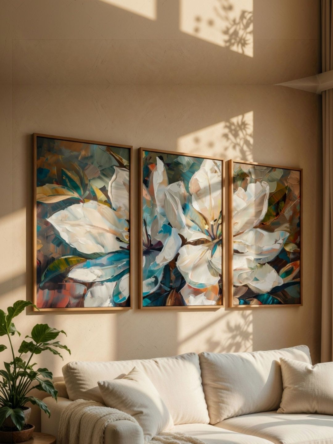 SAF Multicoloured MDF Wall Wall Art-picture-11