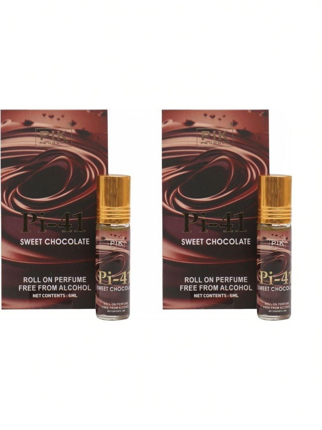 Pik Product Set Of 2 Pi-41 Sweet Chocolate Alcohol Free Roll On Attar - 6 ml Each-picture-10