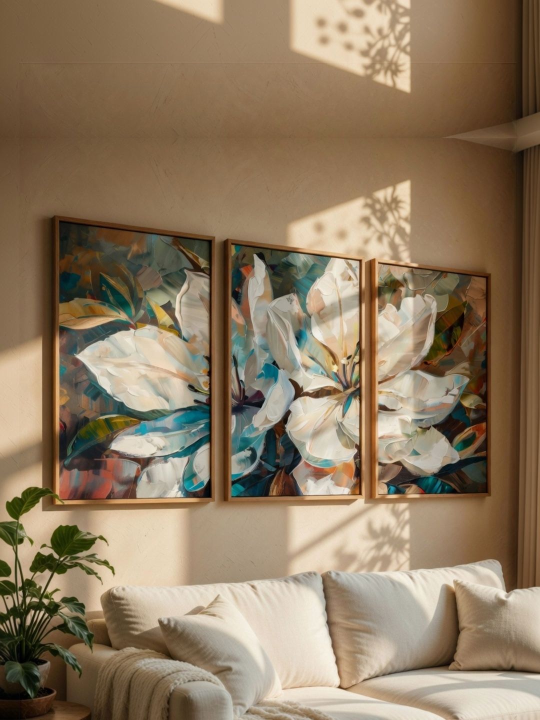 SAF Multicoloured MDF Wall Wall Art-picture-20