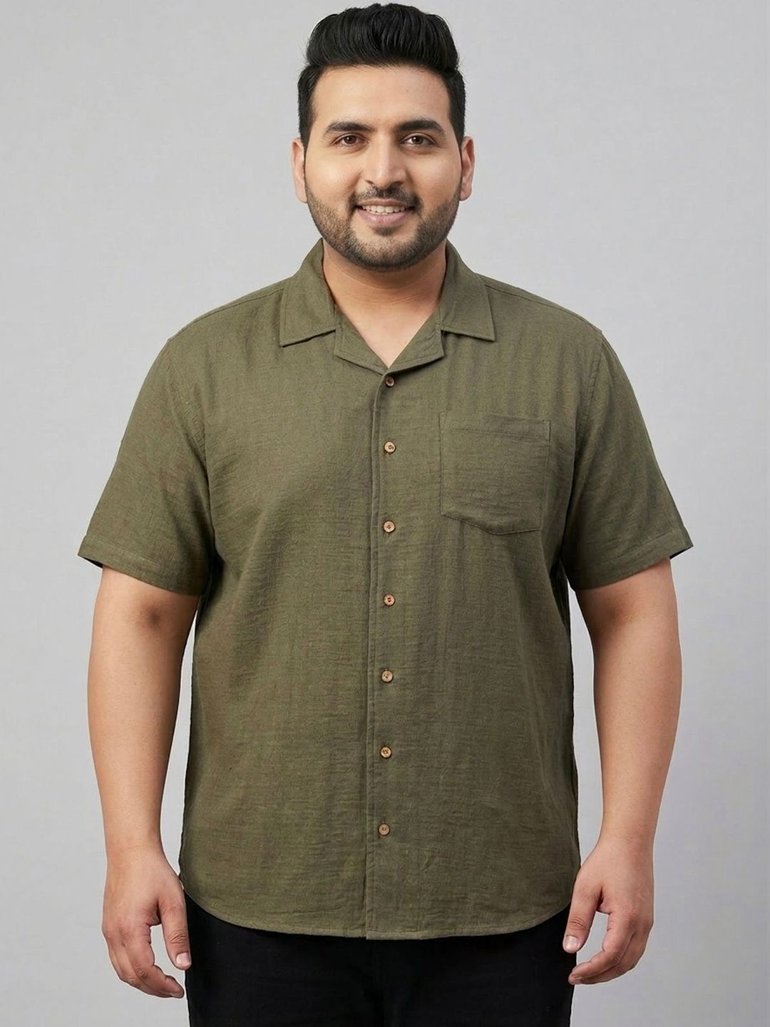 plusS Men Classic Casual Shirt-picture-53