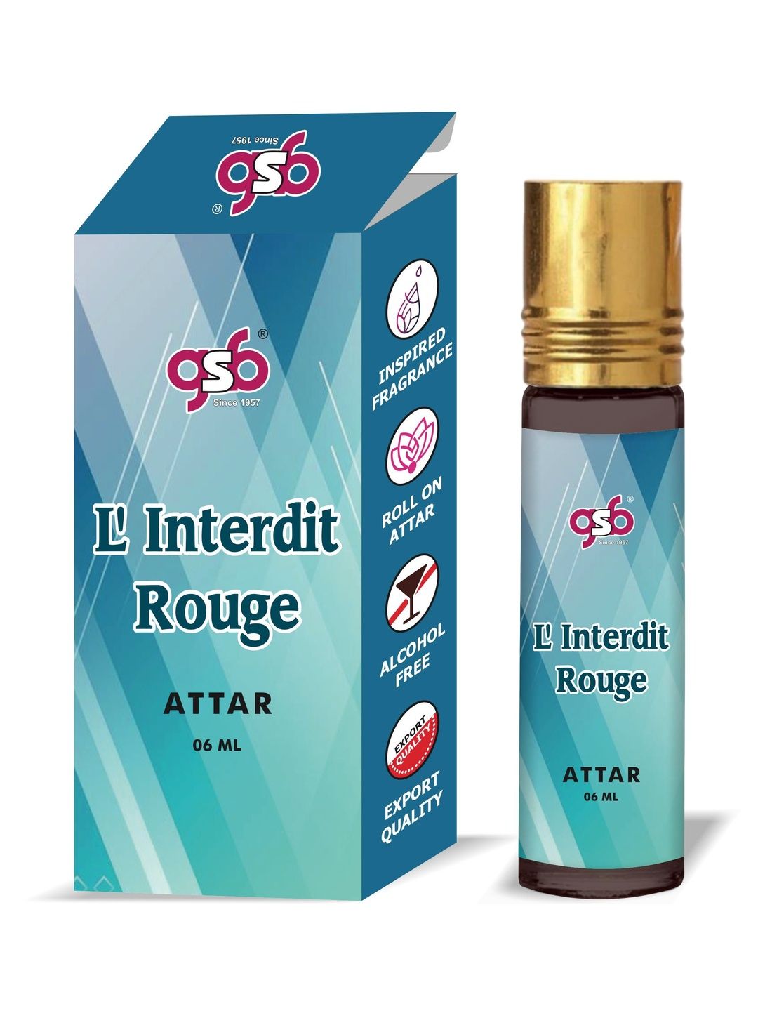 GSB L Interdit Rouge Long Lasting Premium Attar - 6ml-image-2