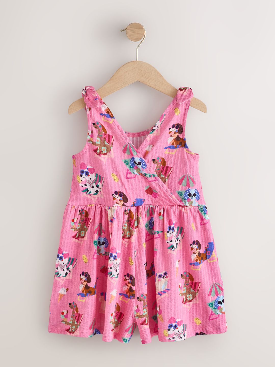 NEXT Girls Pure Cotton Printed Playsuit-picture-34