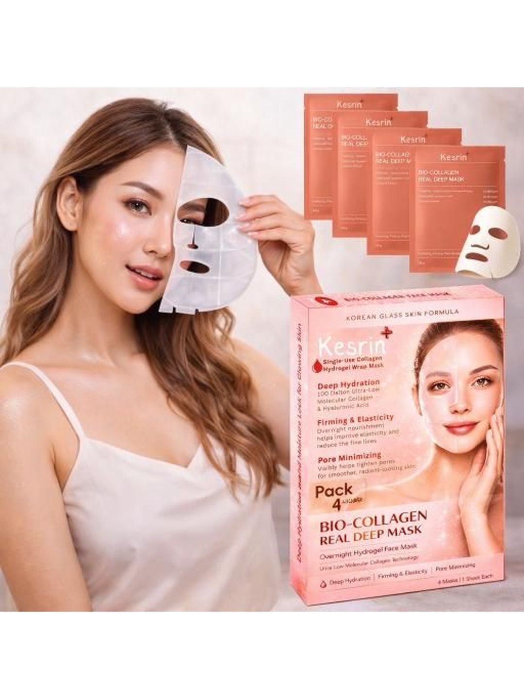 KESRINPLUS Set Of 4 Overnight Hydration Sheet Mask-picture-30