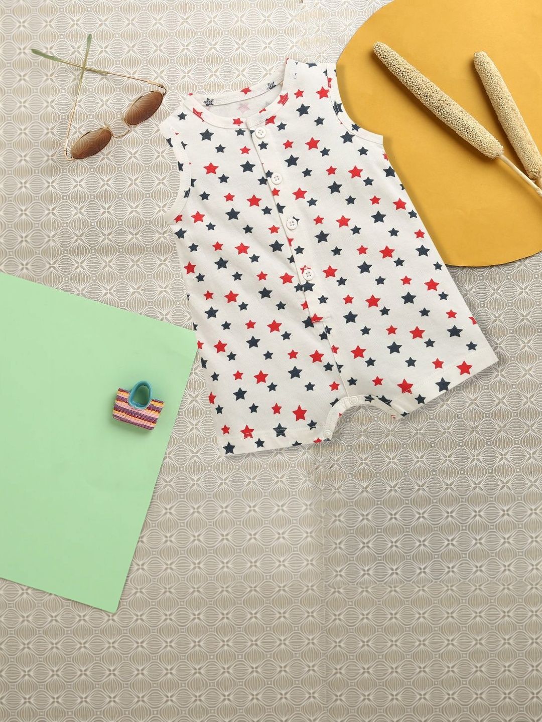 Nino Bambino Girls Round Neck Rompers-image-12