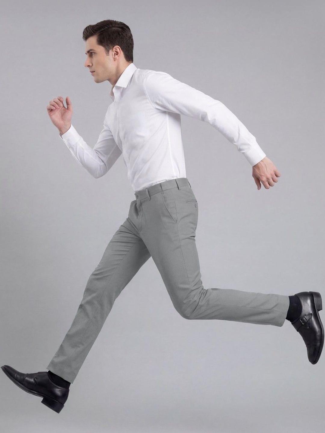 HE SPOKE Men Tailored Wrinkle Free Trousers-picture-25