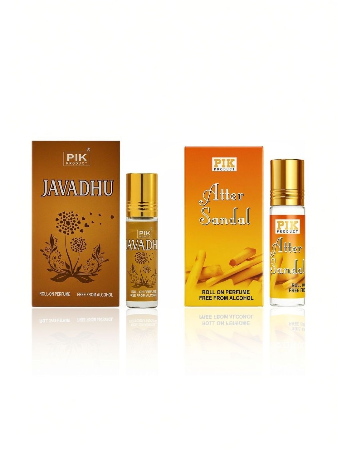 Pik Product Set Of 2 Long Lasting Javadhu & Sandal Roll-On Attar -6ml-picture-16