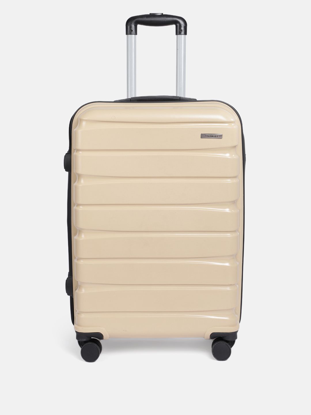 Teakwood Leathers Textured Hard Sided Medium Trolley Suitcase - 57 L-picture-45